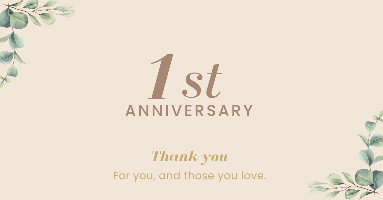 5月10日　coara yogastudioは1周年を迎えます